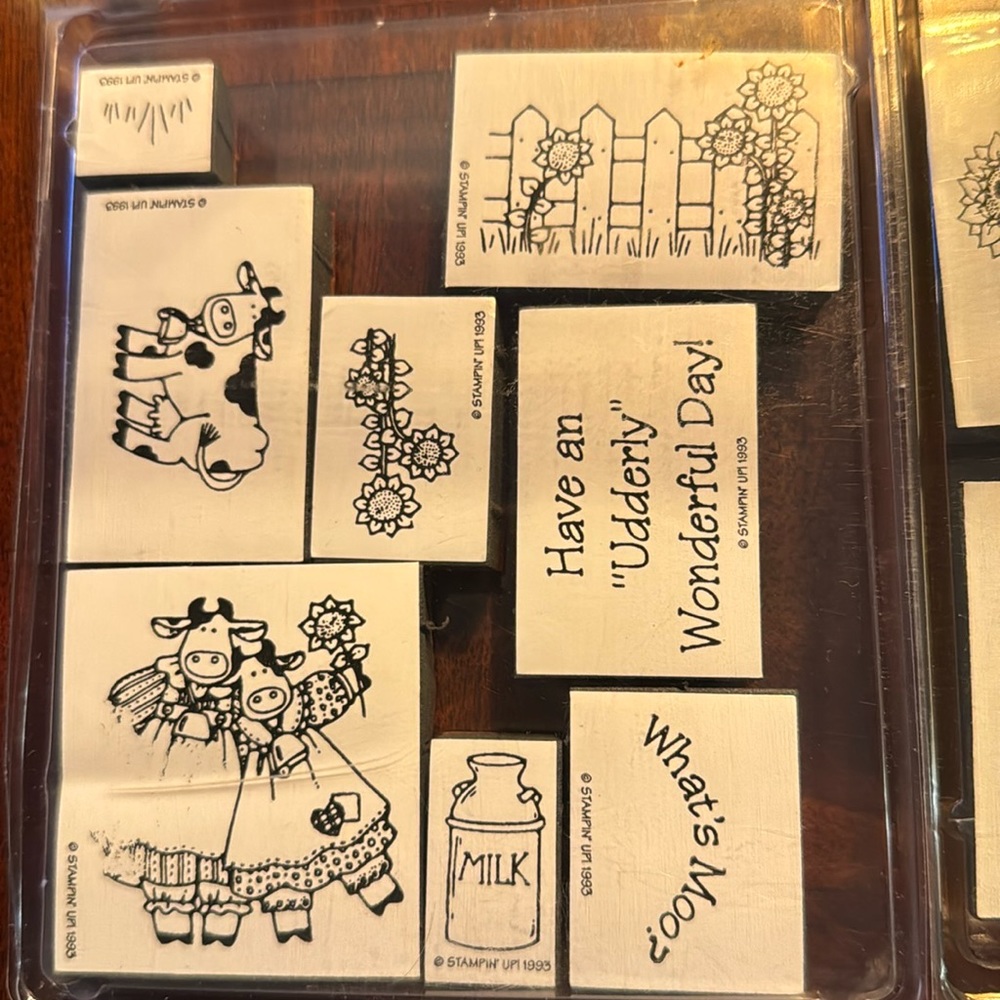 5 themed sets is stamping up rubber stamps